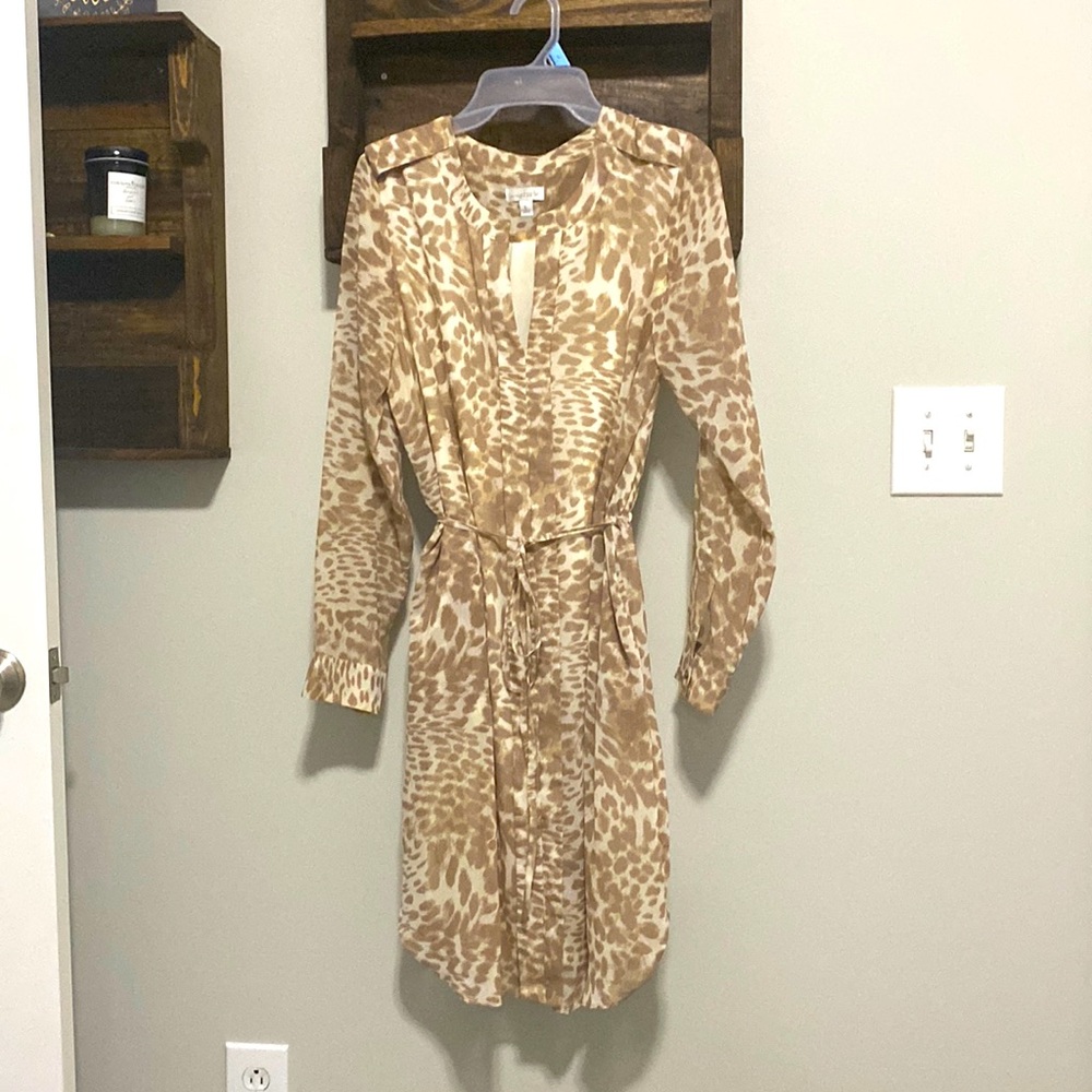 Cheetah print dress